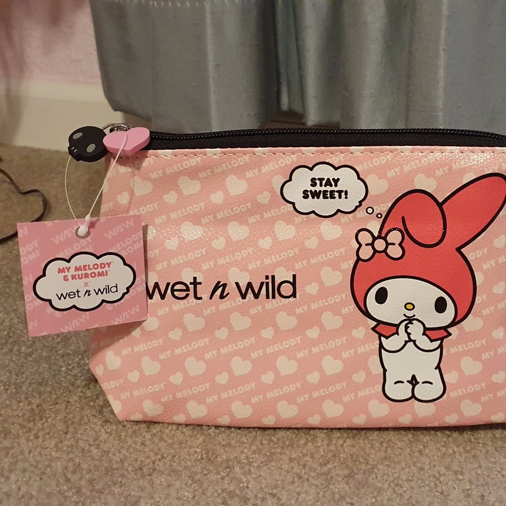 Wet n Wild My Melody Kuromi Cosmetic Makeup Bag